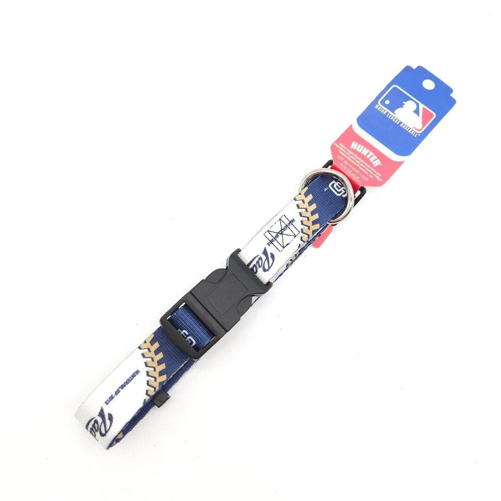 San Diego Padres Large Baseball Pet Dog Collar‎ MLB Hunter Adjustable 1" New